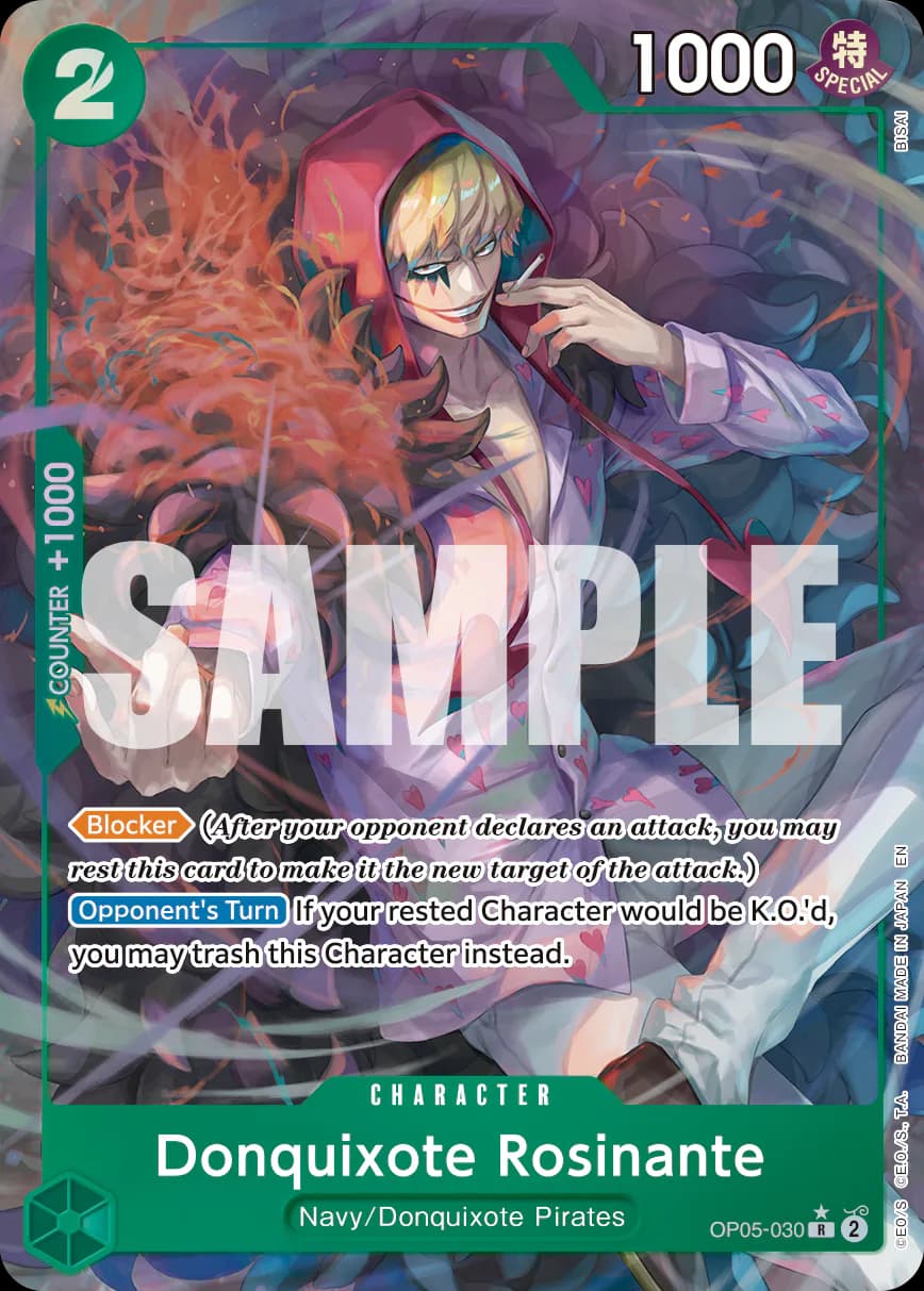 Donquixote Rosinante OP05-030 Official alternate printing 1