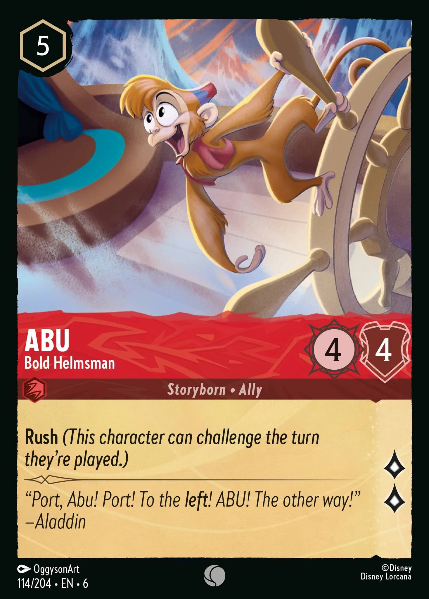 Abu - Bold Helmsman 114/204 from Azurite Sea