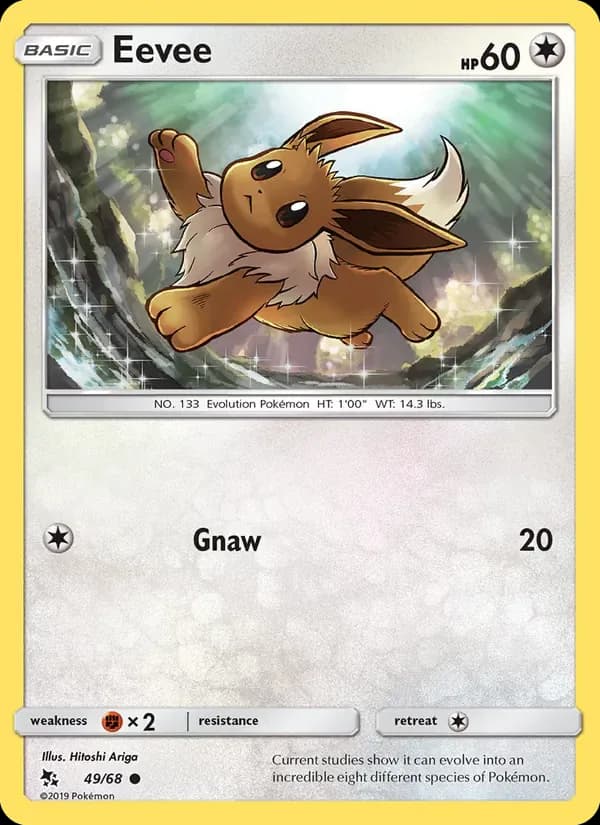 Eevee 49/68 from Hidden Fates