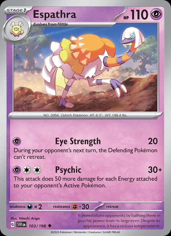 Espathra 103/198 from Scarlet & Violet Base Set