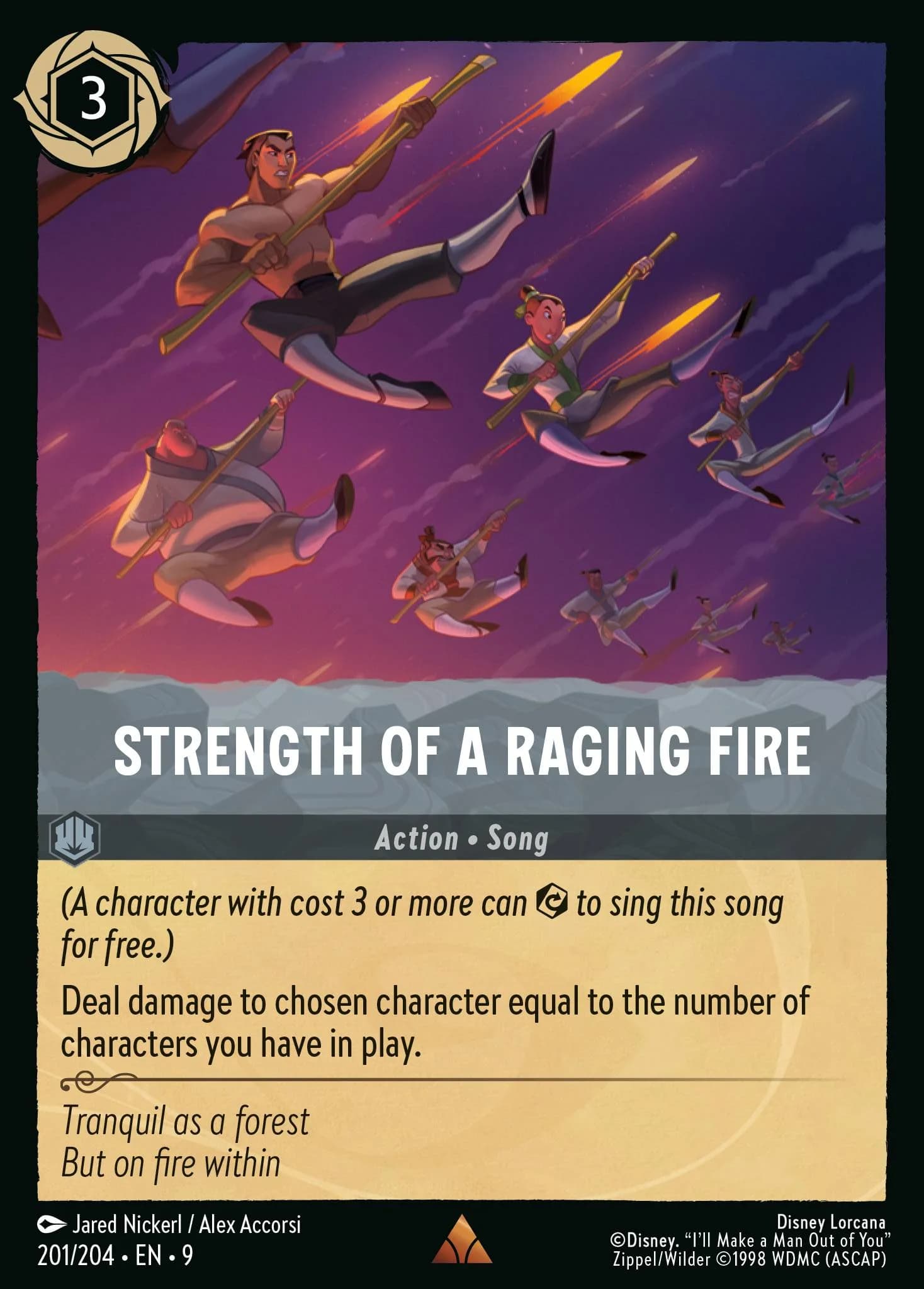 Strength of a Raging Fire 201/204 from Fabled