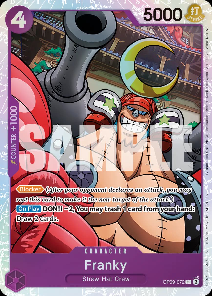 Franky OP09-072 Official alternate printing r1