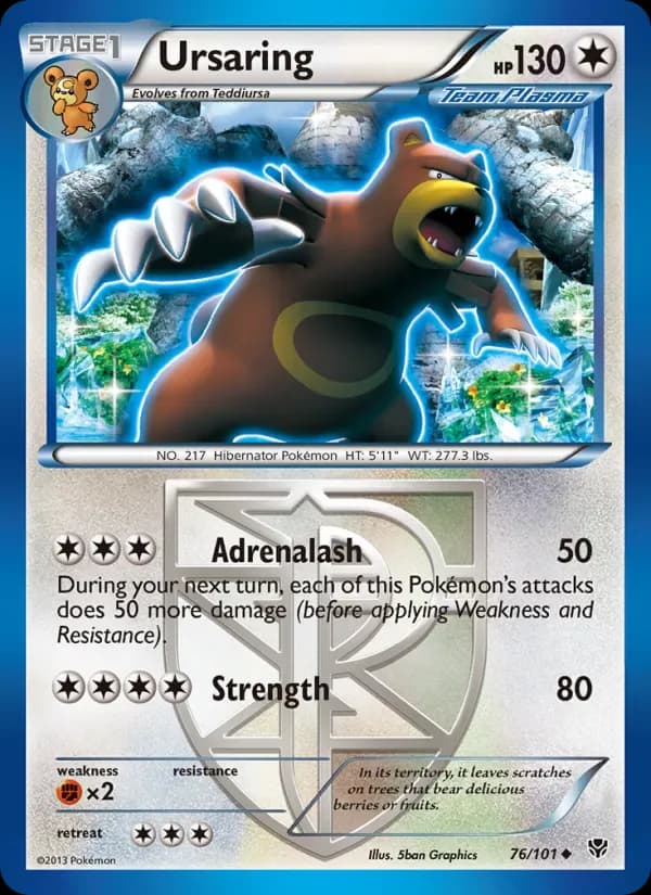 Ursaring 76/101 from Plasma Blast
