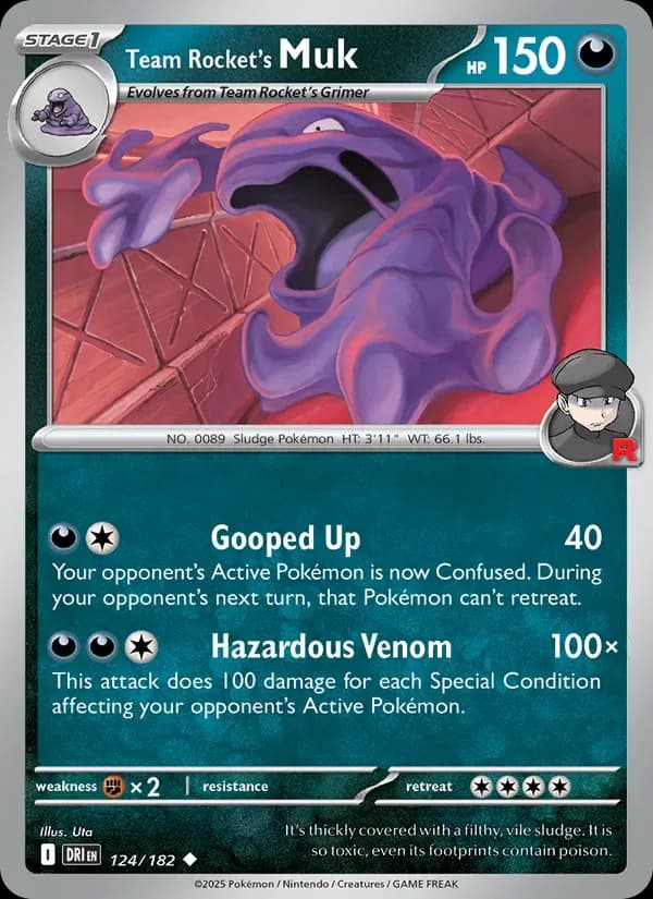 Team Rocket's Muk 124/182 from Destined Rivals