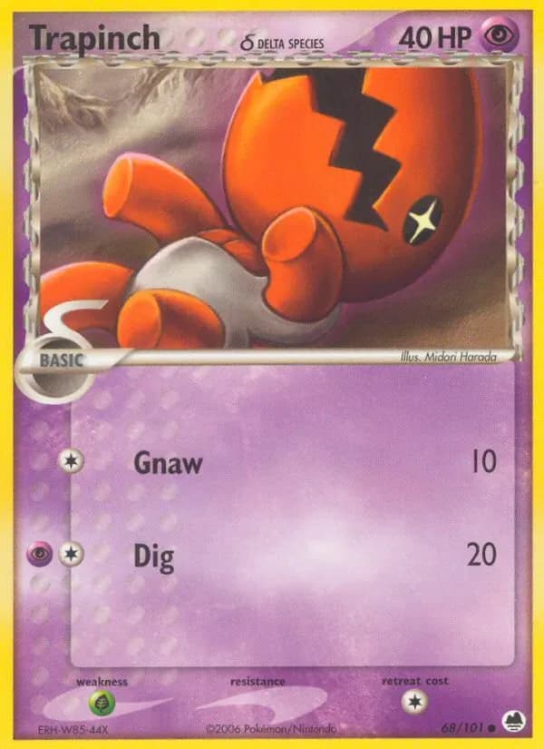 Trapinch δ 68/101 from EX Dragon Frontiers