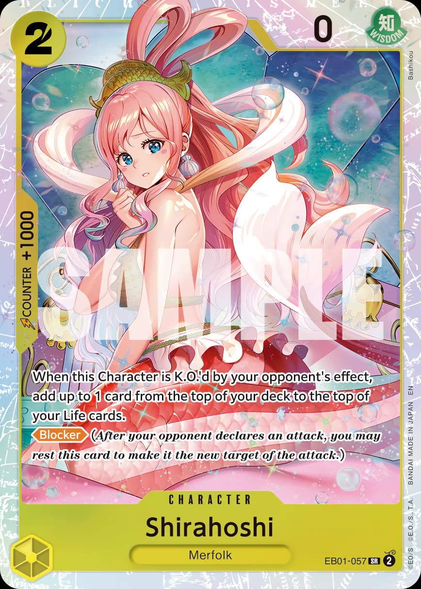 Shirahoshi EB01-057 Official alternate printing r1