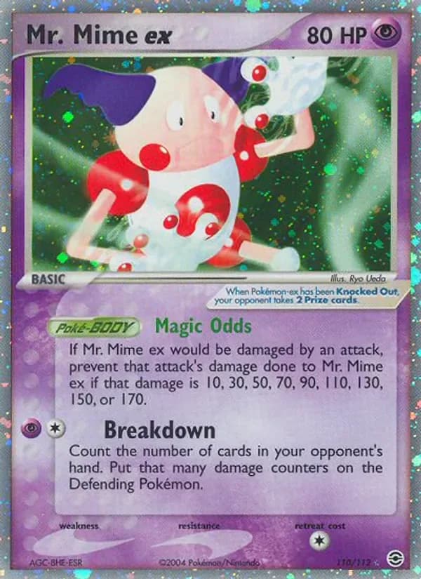 Mr. Mime ex 110/112 from EX FireRed & LeafGreen