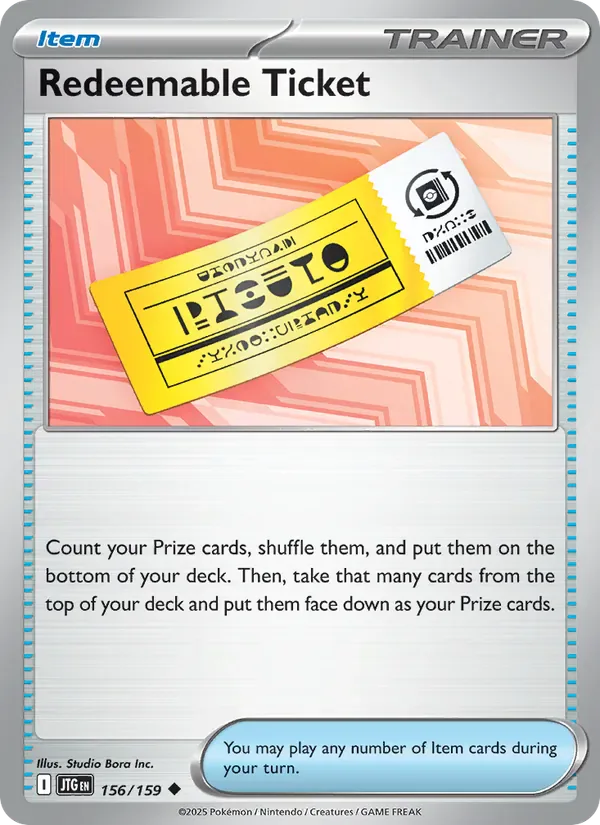 Redeemable Ticket 156/159 from Journey Together