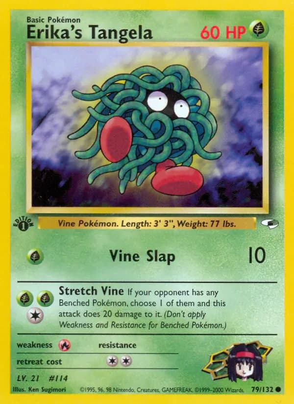 Erika's Tangela 79/132 from Gym Heroes