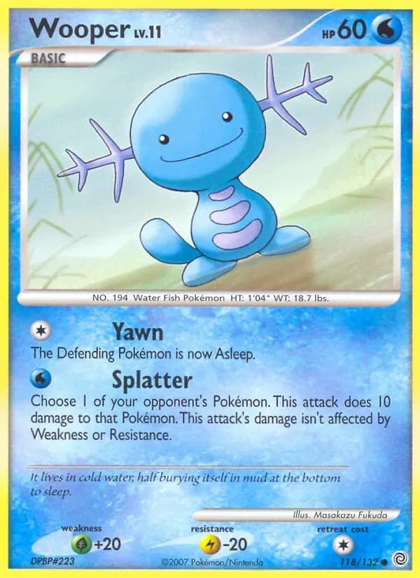Wooper 118/132 from Secret Wonders
