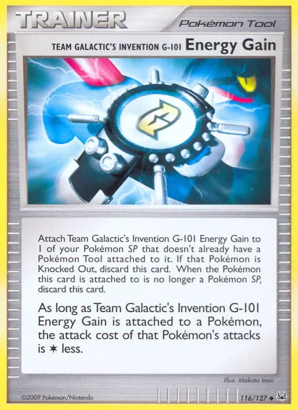 Team Galactic's Invention G-101 Energy Gain 116/127 from Platinum
