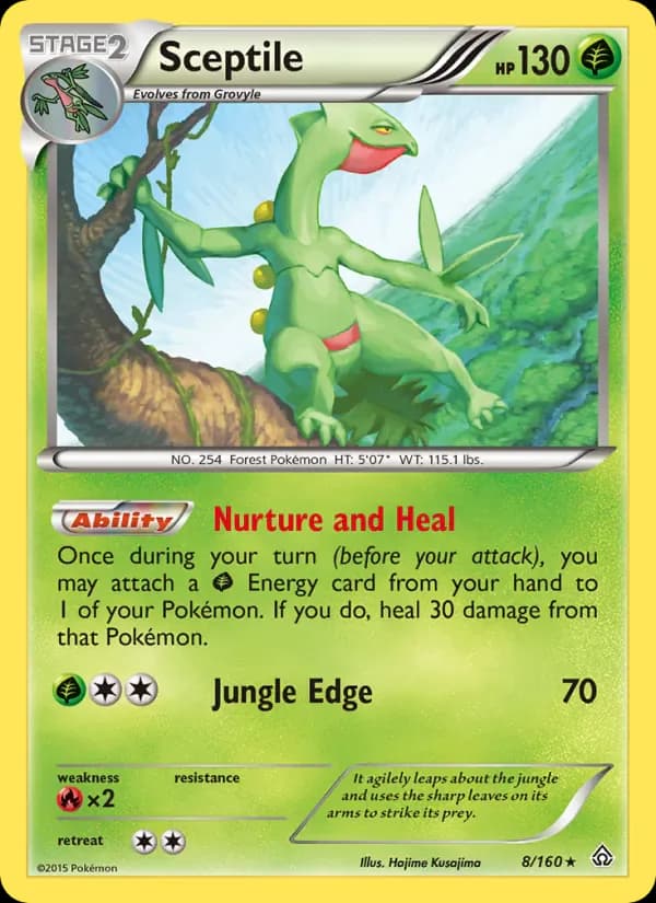 Sceptile 8/160 from Primal Clash