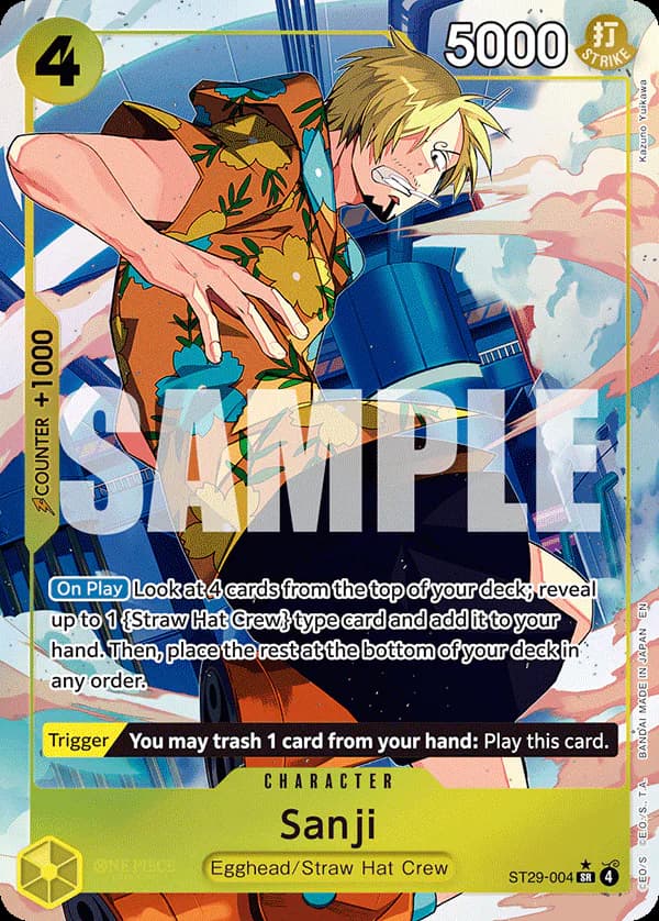 Sanji ST29-004 Official alternate printing 1