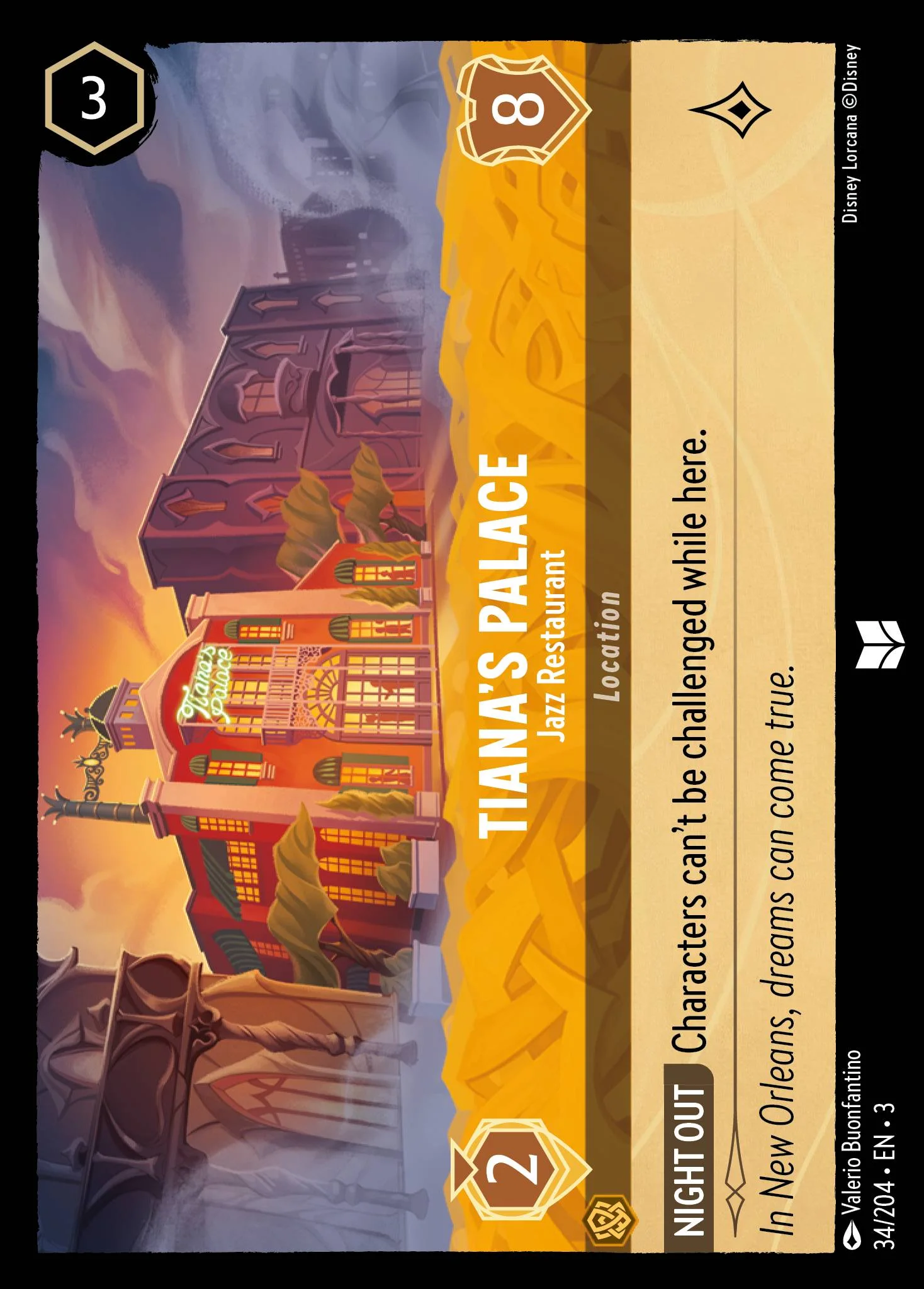 Tiana's Palace - Jazz Restaurant 34/204 from Into the Inklands