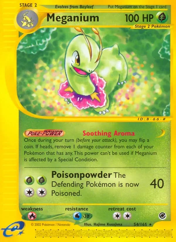 Meganium 54/165 from Expedition Base Set