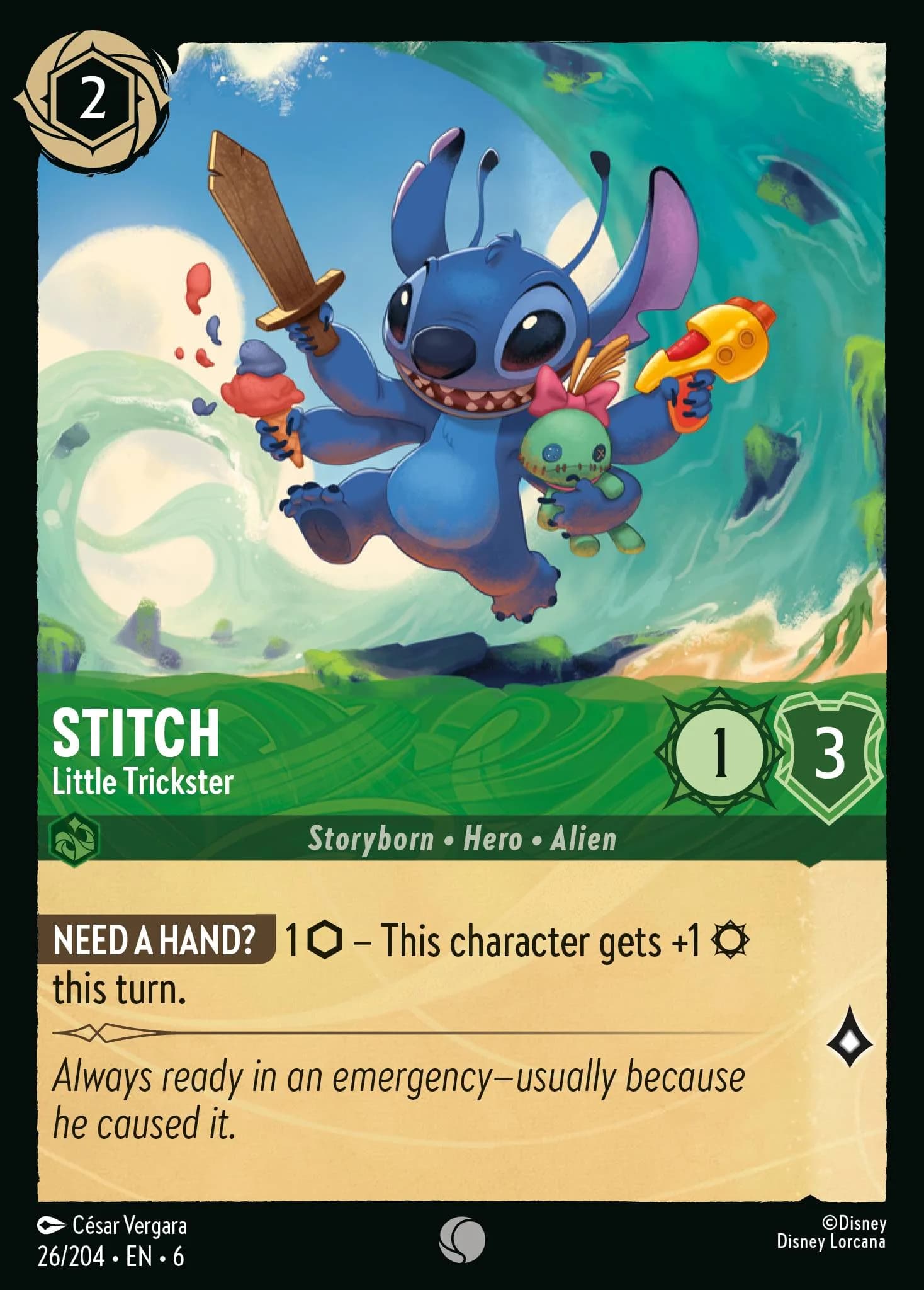 Stitch - Little Trickster 26/204 from Azurite Sea