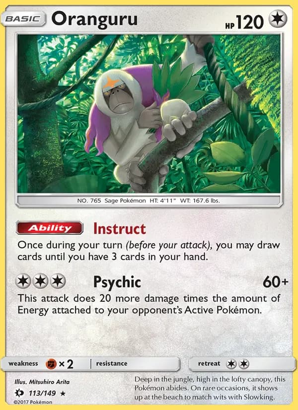 Oranguru 113/149 from Sun & Moon Base Set