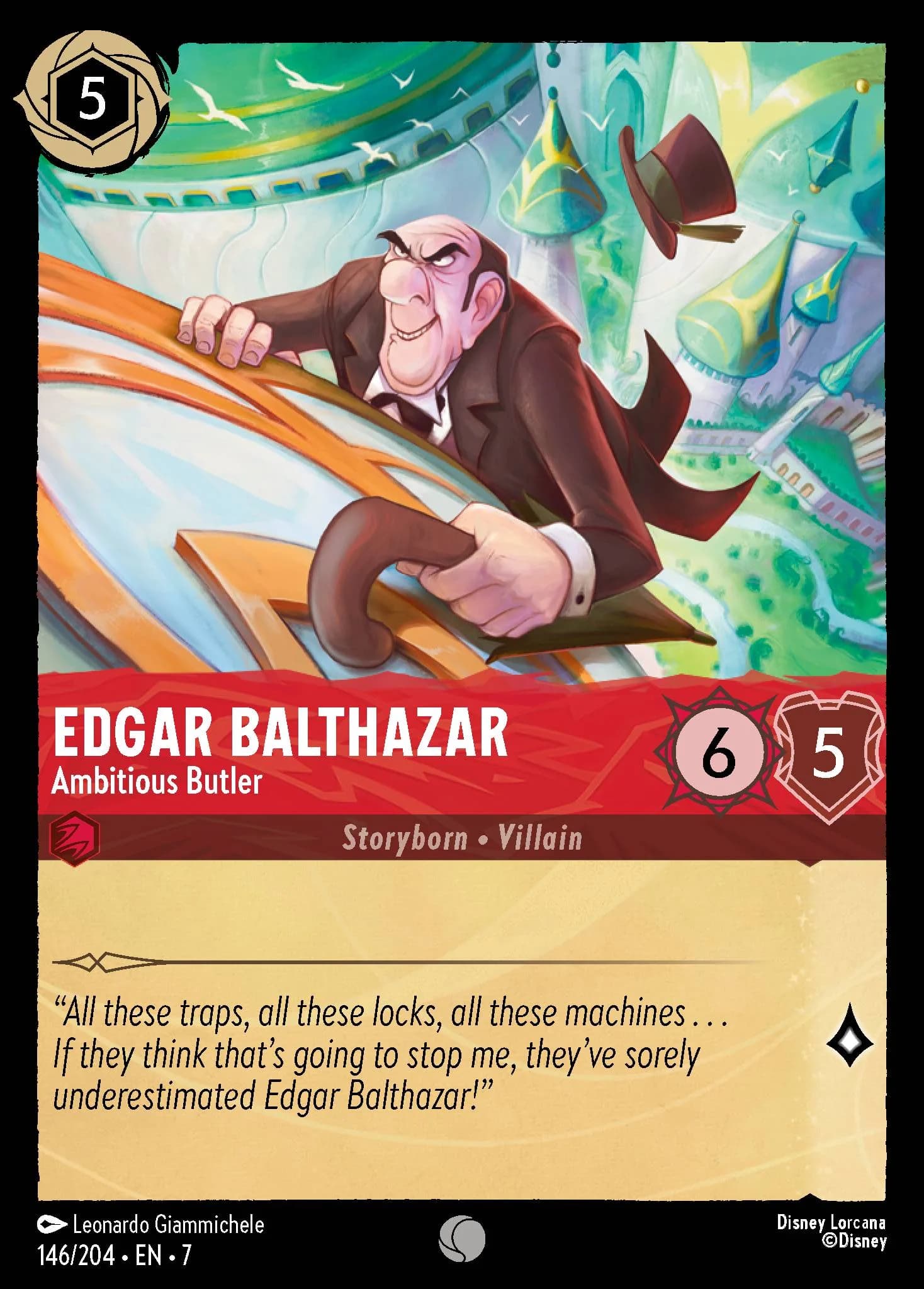 Edgar Balthazar - Ambitious Butler 146/204 from Archazia's Island