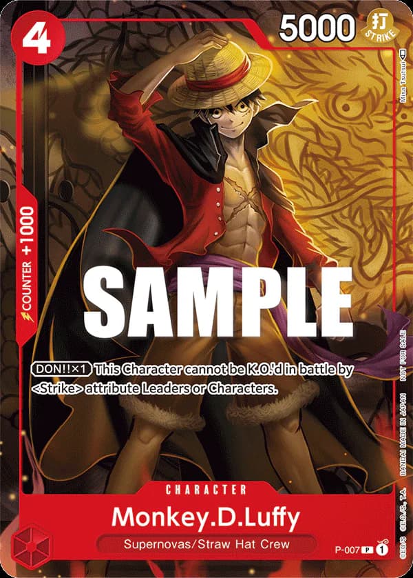 Monkey.D.Luffy P-007 Standard printing