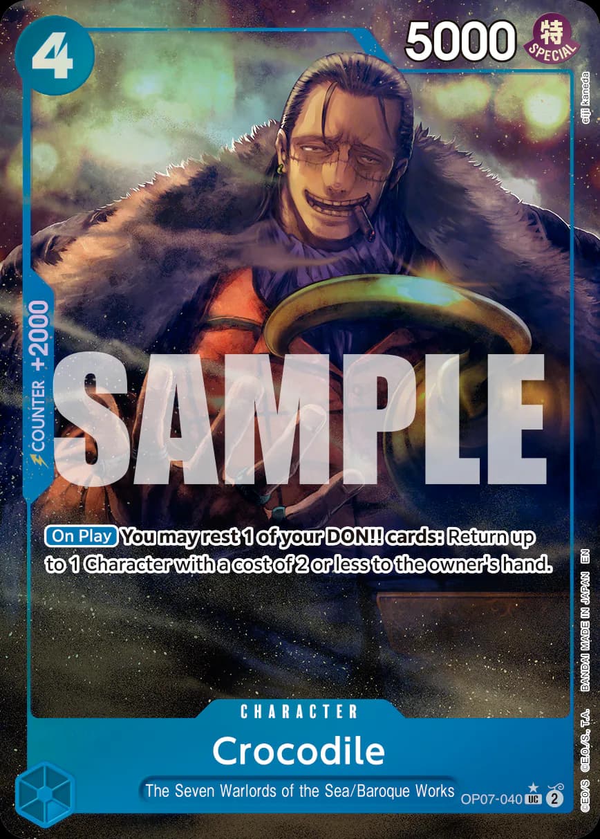 Crocodile OP07-040 Official alternate printing 3