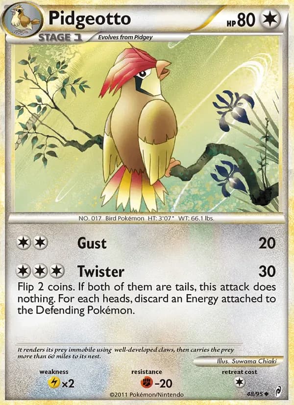 Pidgeotto 48/95 from Call of Legends