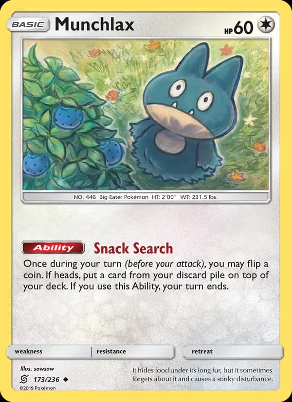Munchlax 173/236 from Unified Minds