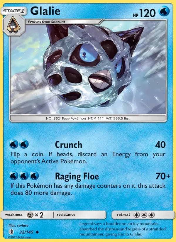 Glalie 32/145 from Guardians Rising