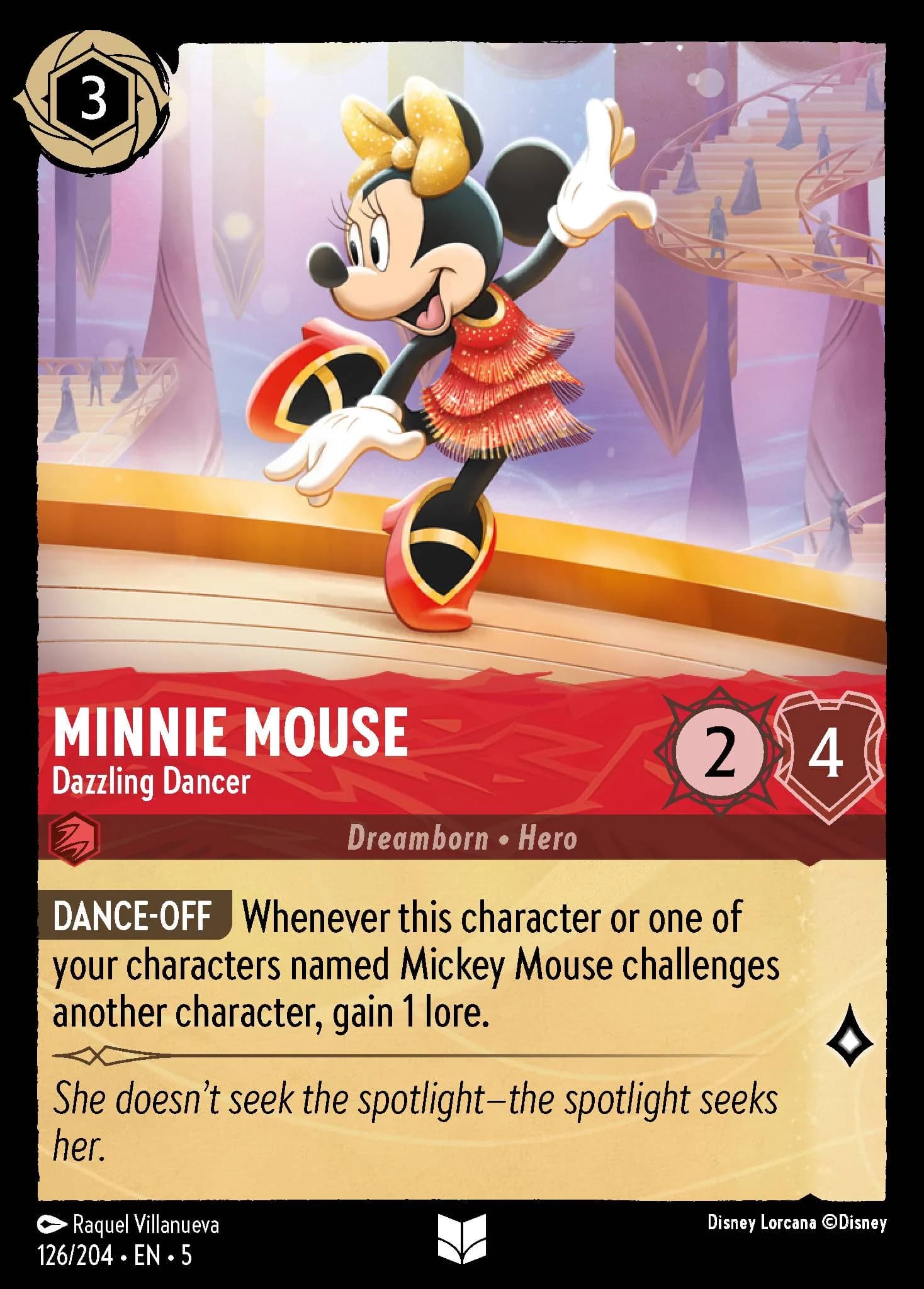 Minnie Mouse - Dazzling Dancer 126/204 from Shimmering Skies