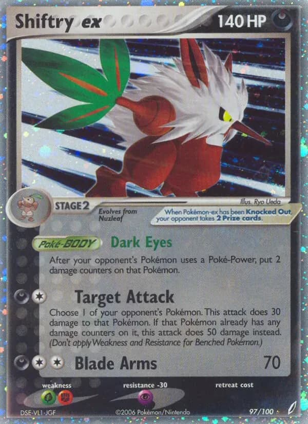 Shiftry ex 97/100 from EX Crystal Guardians