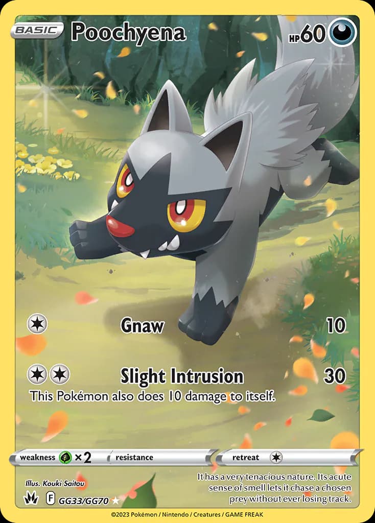 Poochyena GG33/GG70 from Crown Zenith