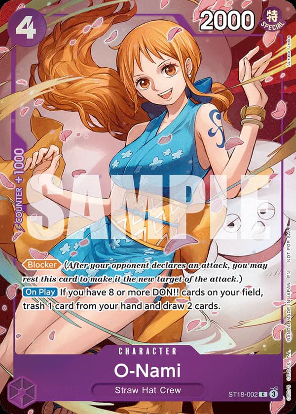 O-Nami ST18-002 Official alternate printing 2