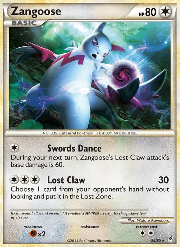 Zangoose 39/95 from Call of Legends