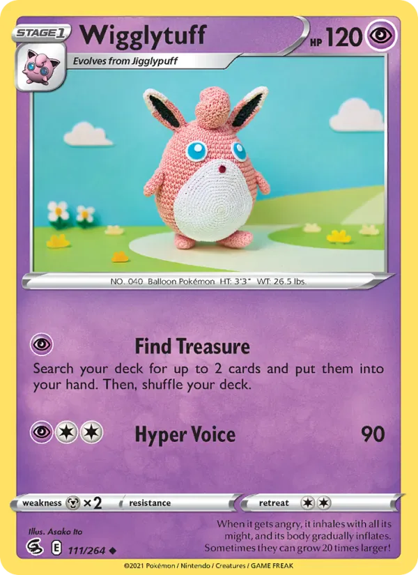 Wigglytuff 111/264 from Fusion Strike
