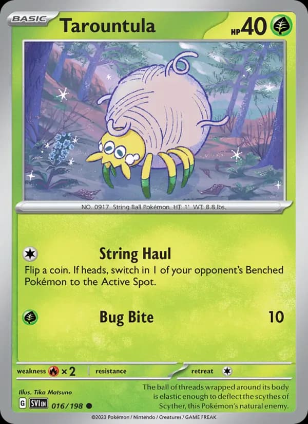 Tarountula 016/198 from Scarlet & Violet Base Set