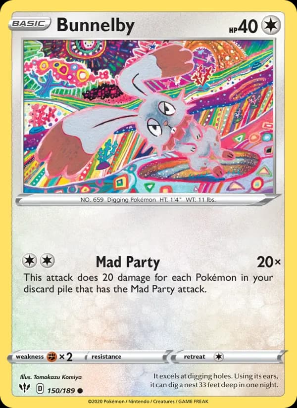 Bunnelby 150/189 from Darkness Ablaze