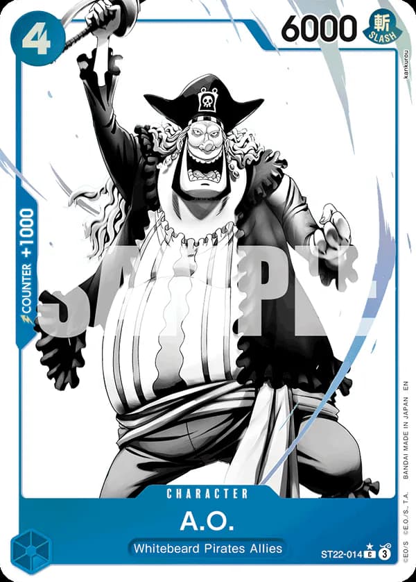 A.O. ST22-014 Official alternate printing 1