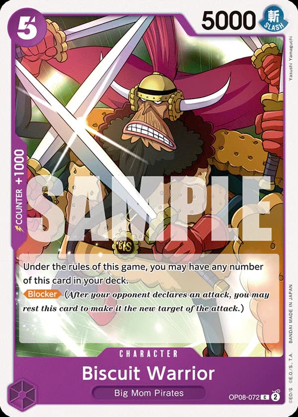 Biscuit Warrior OP08-072 Standard printing