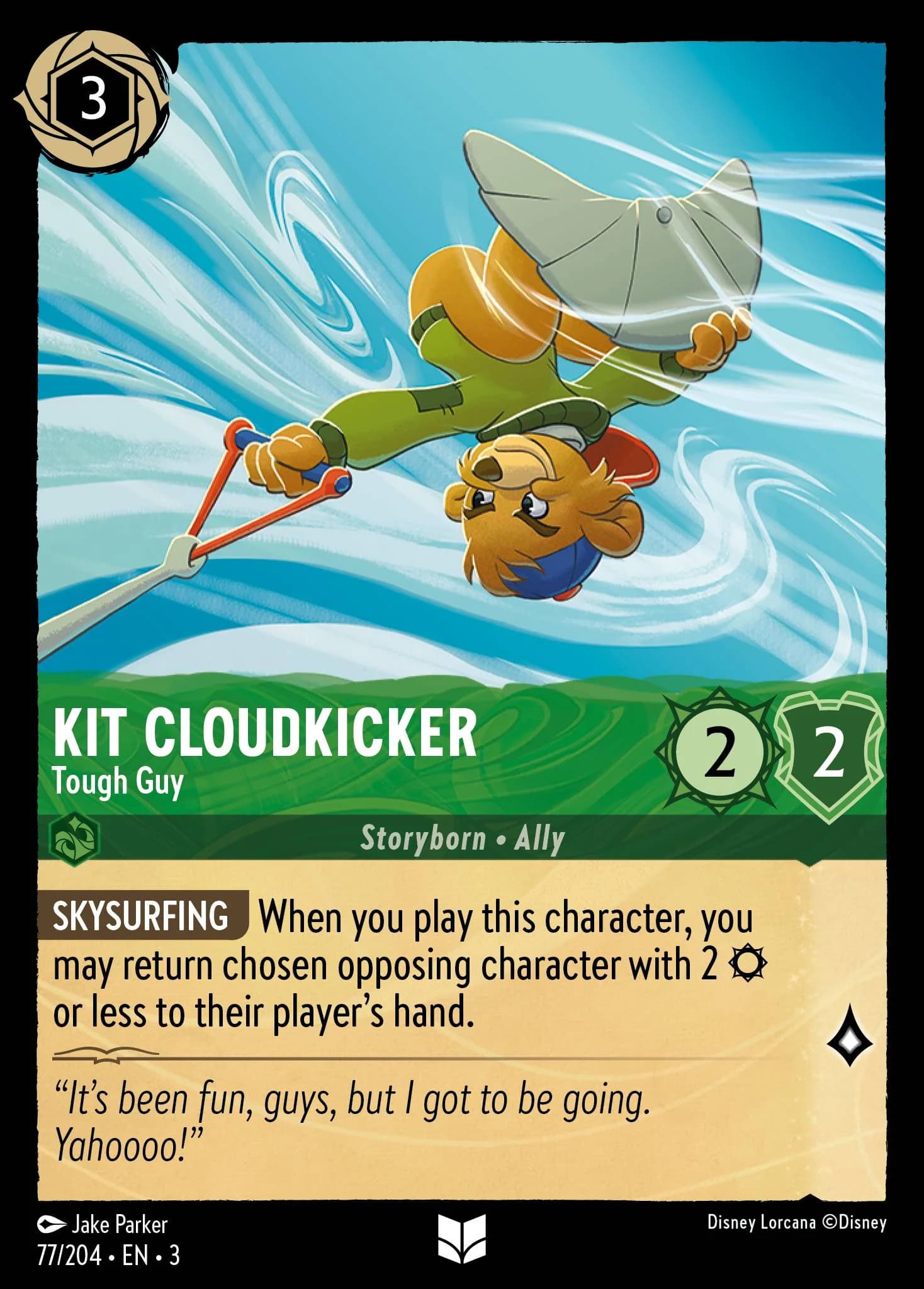 Kit Cloudkicker - Tough Guy 77/204 from Into the Inklands