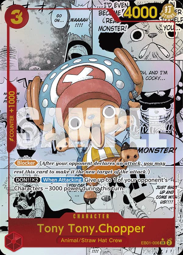 Tony Tony.Chopper EB01-006 Official alternate printing r1