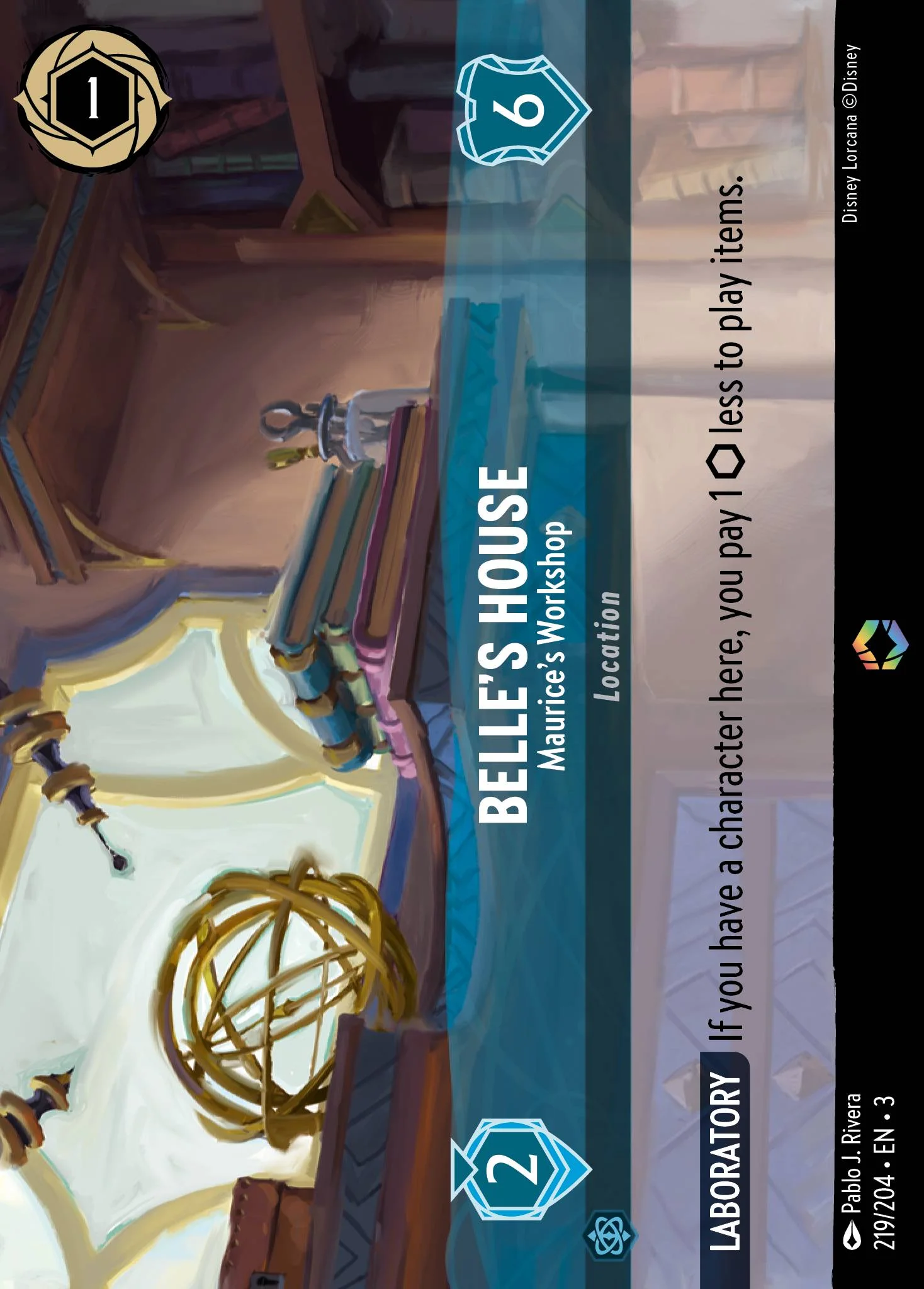 Belle's House - Maurice's Workshop 219/204 from Into the Inklands