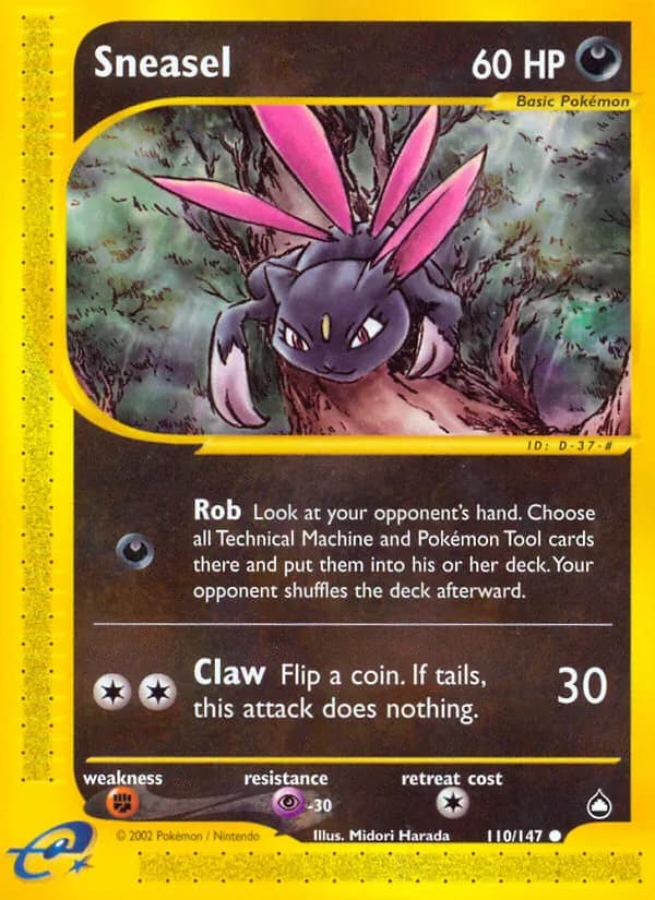 Sneasel 110/147 from Aquapolis