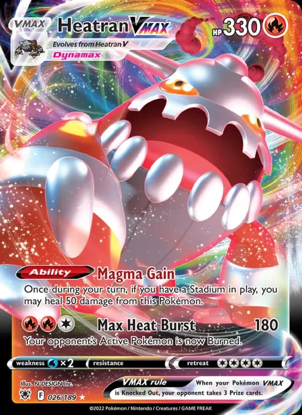 Heatran VMAX 026/189 from Astral Radiance