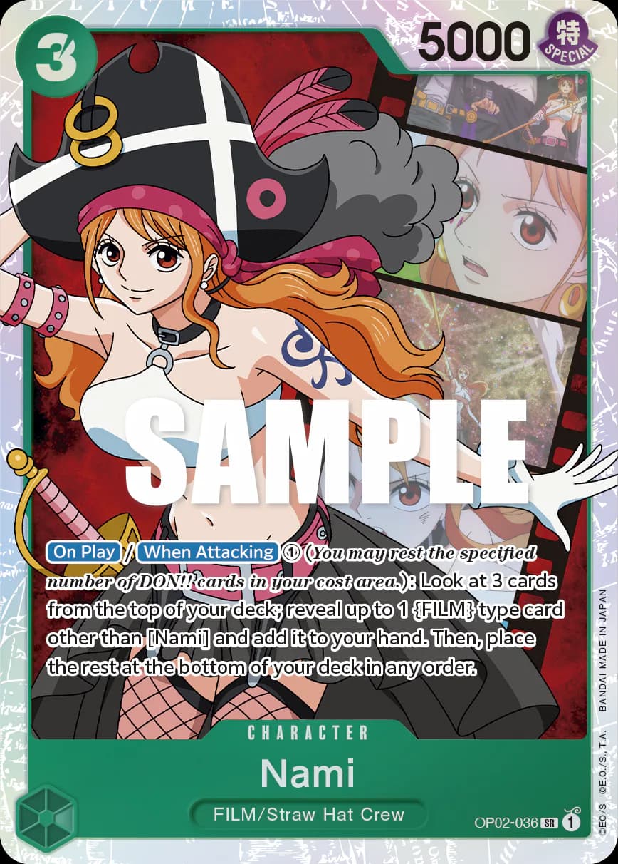 Nami OP02-036 Standard printing