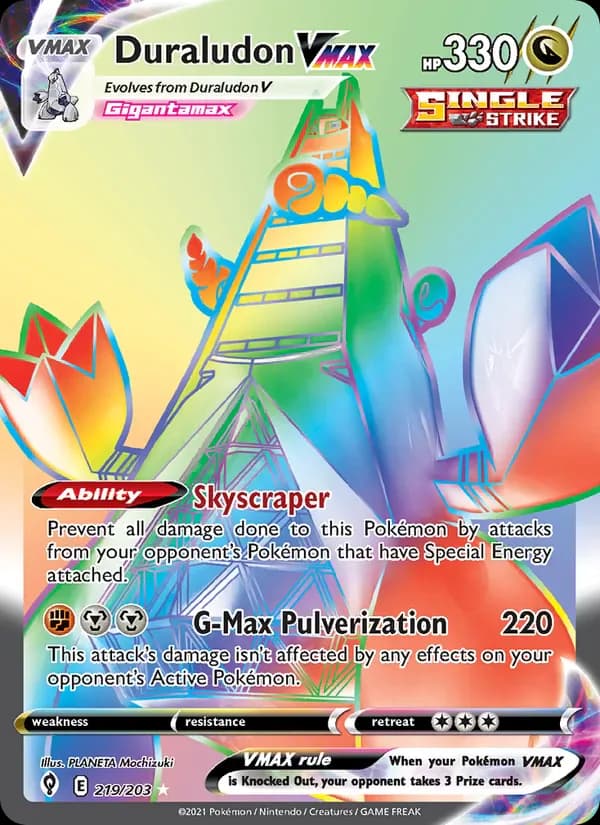 Duraludon VMAX 219/203 from Evolving Skies