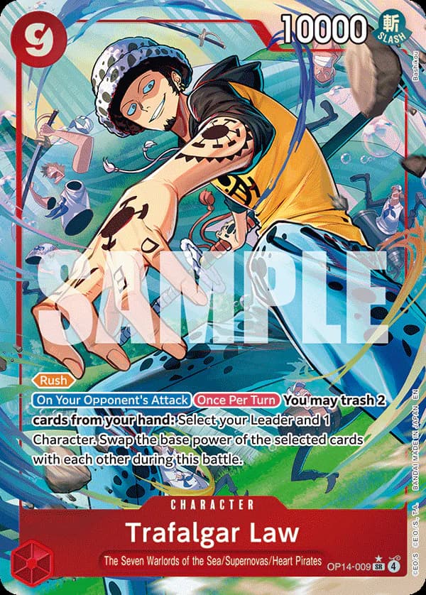 Trafalgar Law OP14-009 Official alternate printing 1