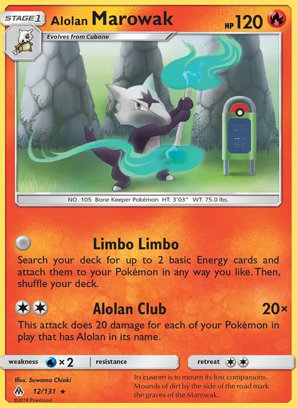 Alolan Marowak 12/131 from Forbidden Light