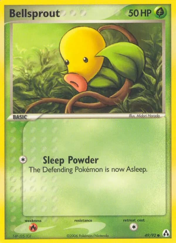 Bellsprout 49/92 from EX Legend Maker