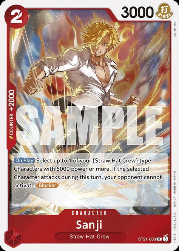Sanji ST21-003 Standard printing