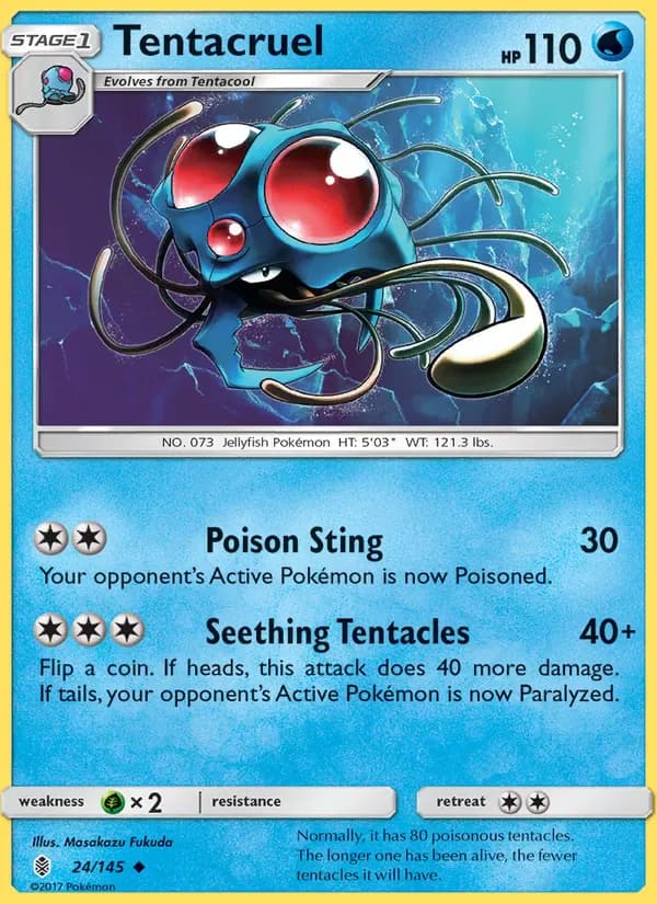 Tentacruel 24/145 from Guardians Rising