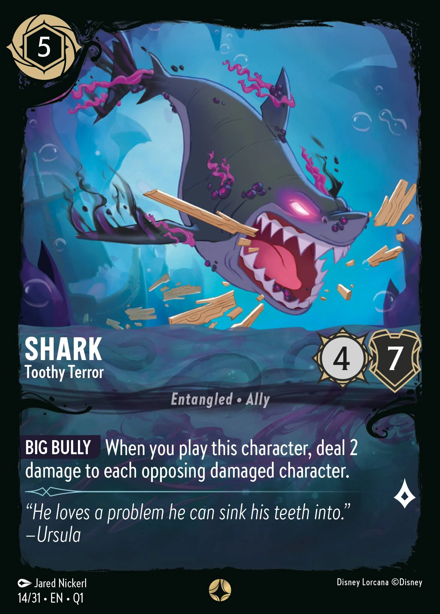 Shark - Toothy Terror 14/31 from Illumineer's Quest: Deep Trouble